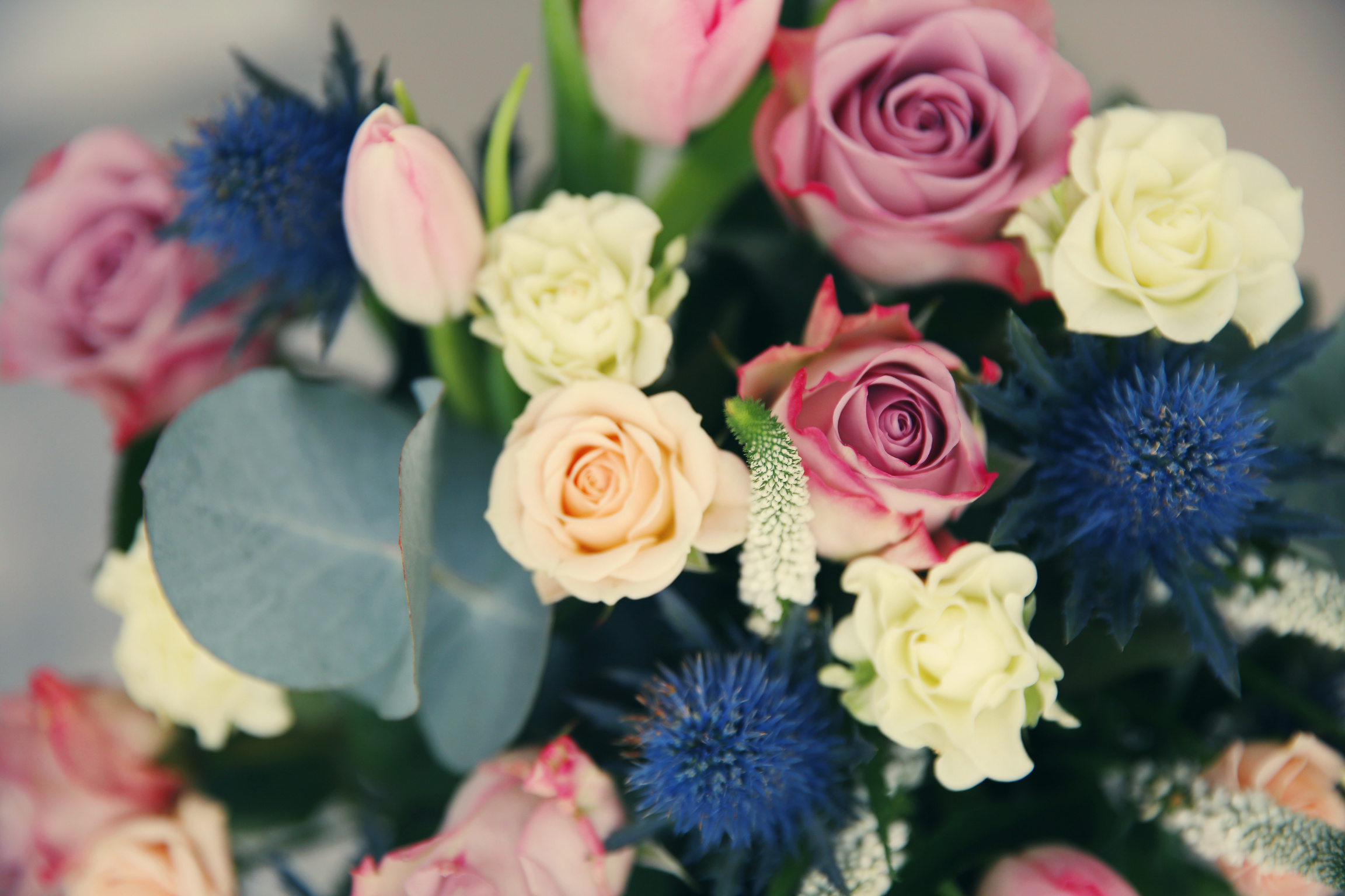 Closeup View of Bouquet